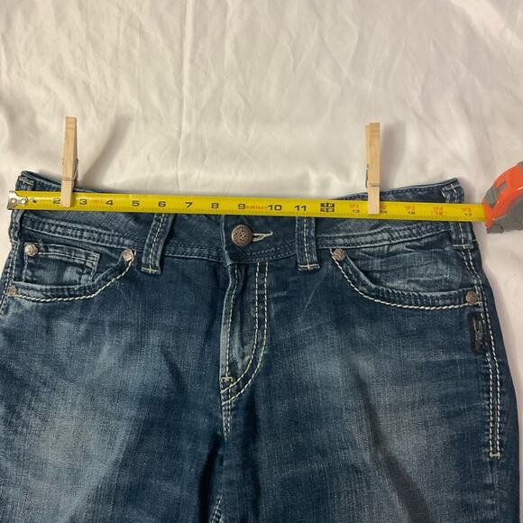 Men's Silver Suki Surplus Jeans W32/L32 Western Boho Classic Festival Rocker - Picture 5 of 12